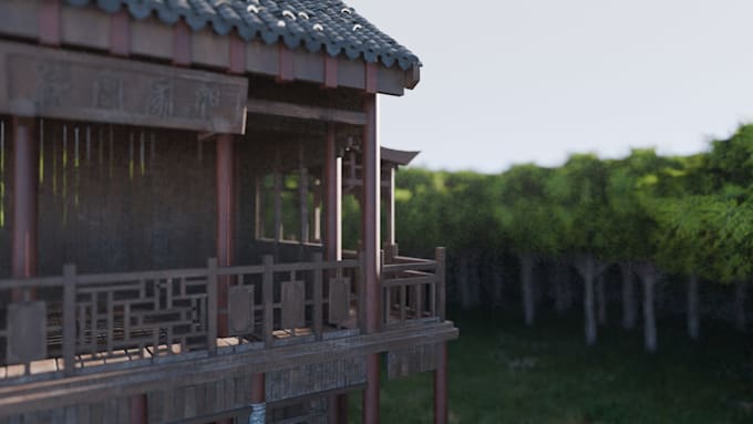 make 3d environment or backgrounds on blender