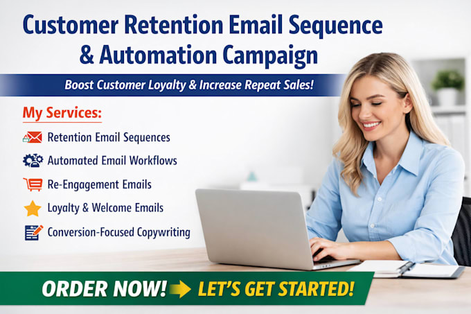 create customer retention email sequence automation email campaign