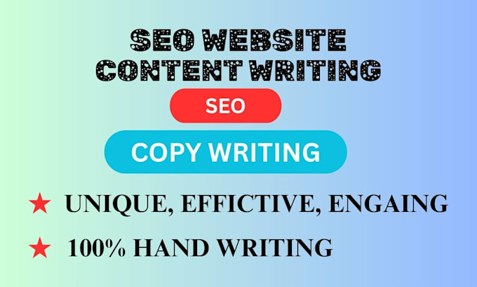 seo website content writer for website copywriting