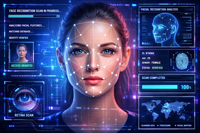 develop face recognition and biometric verification system