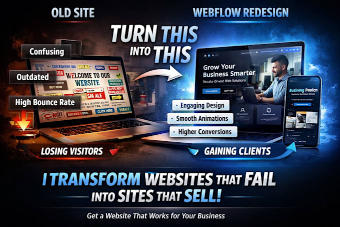 design, redesign, or develop webflow website, webflow expert