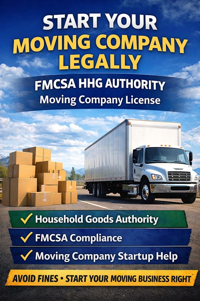 help you get fmcsa household goods moving authority
