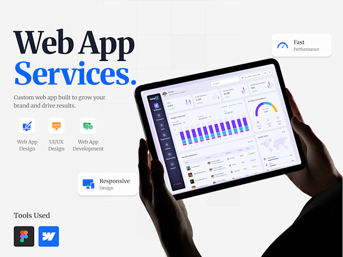 fintech dashboard UI UX design in figma