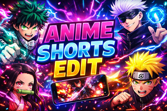 create anime edits for youtube shorts and tiktok