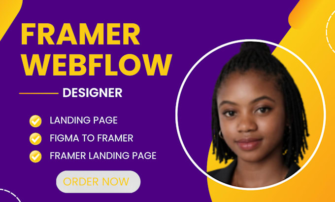 design a responsive and interactive website using framer and webflow
