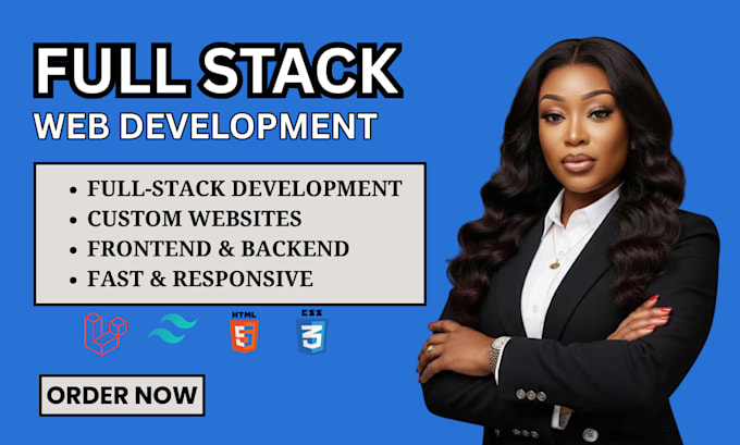 build full stack websites as a frontend backend developer