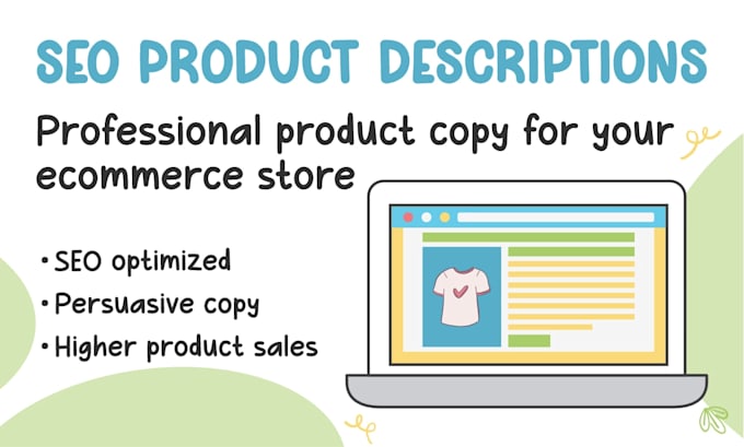 write SEO product descriptions for your ecommerce store