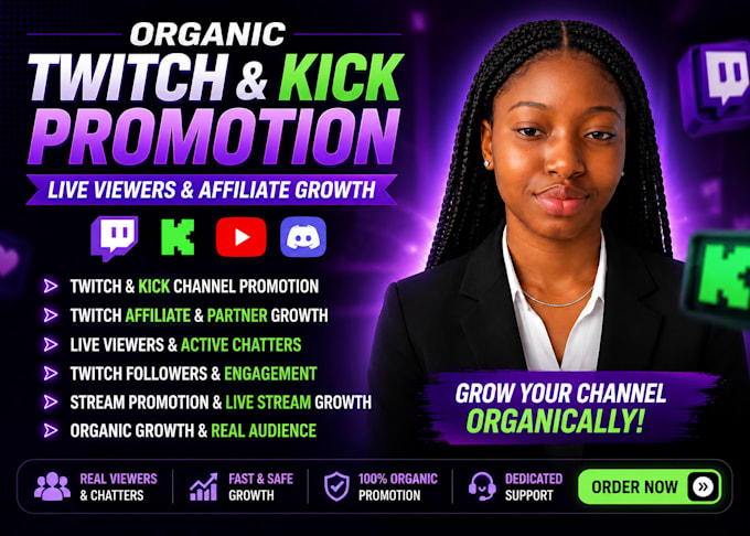 do organic twitch promotion, live viewers twitch affiliate growth