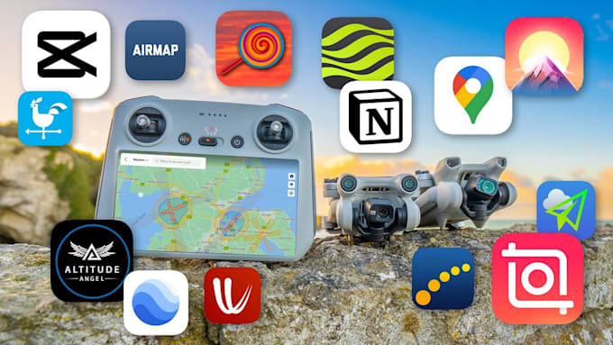 develop ai drone delivery app drone mapping drone photogrammetry app swarm app