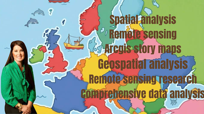 do spatial analysis and remote sensing to create gis maps
