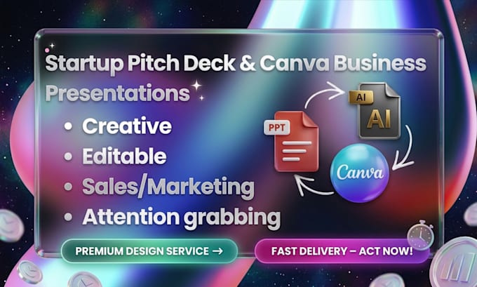 design marketing, business and sales presentation slides