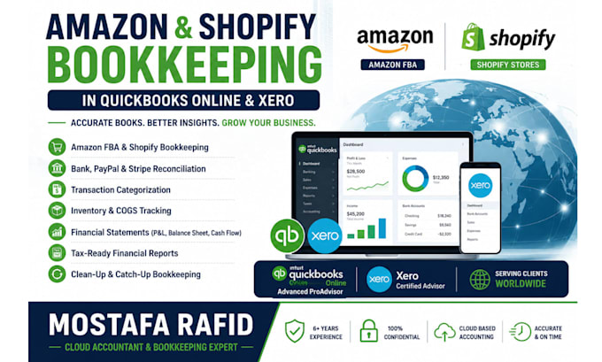 do shopify bookkeeping with quickbooks, xero, a2x