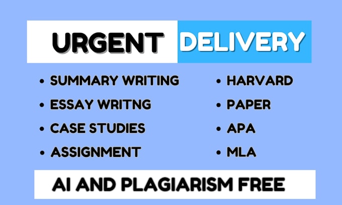do your assignment, project work, essay writing for college and university