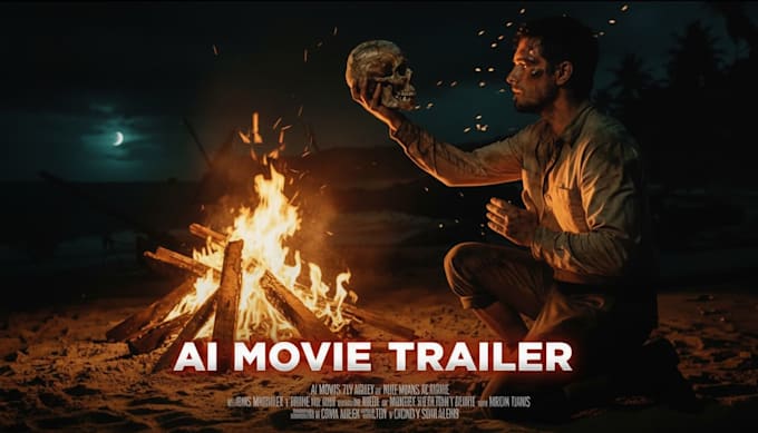Create a realistic ai movie trailer, ai short film or cinematic ai ...
