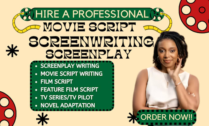 write screenplay movie script feature film script screenwriting tv series