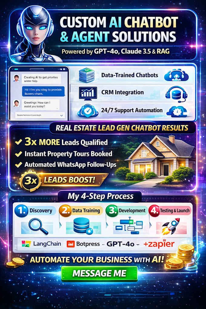 build a custom ai chatbot using langchain for automated customer support