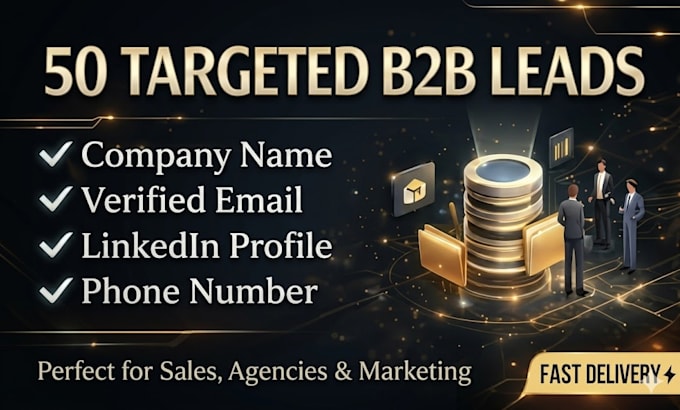 do targeted b2b lead generation and linkedin prospect list
