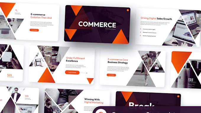 design ecommerce marketing pitch deck product launch presentation design