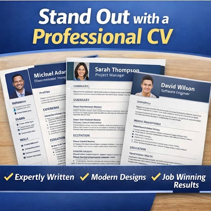 write, edit, and design a professional CV or resume