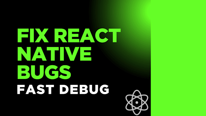 fix react native or expo errors bugs and crashes fast