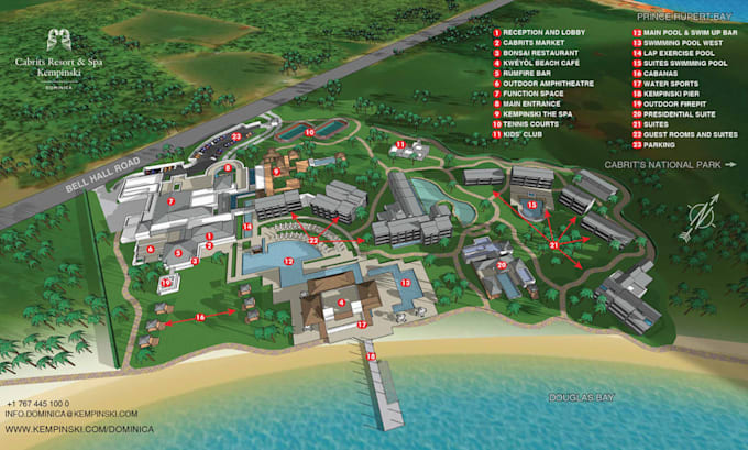 design campground map, rv park map, resort map caravan layout lighting design
