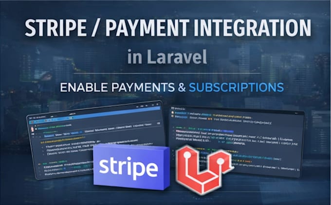 integrate stripe payments, subscriptions and webhooks in laravel