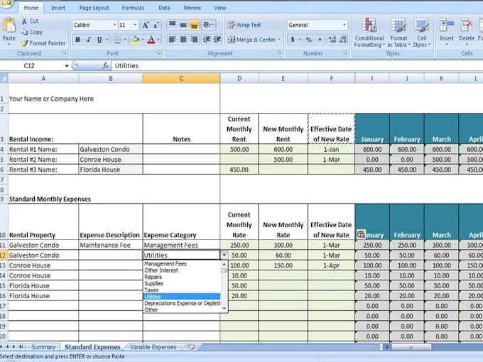 create an airbnb cleaning and turnover tracking spreadsheet