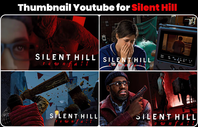 design silent hill horror youtube thumbnail