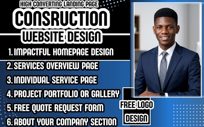 construction website contractor website builder website commercial construction