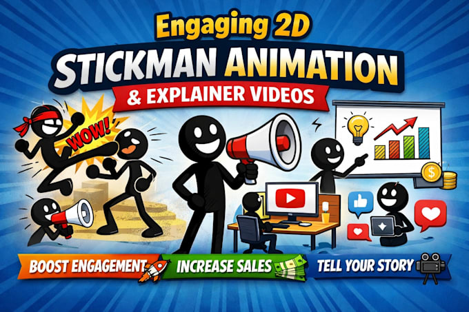 Create engaging 2d stickman animation and stick figure videos by ...
