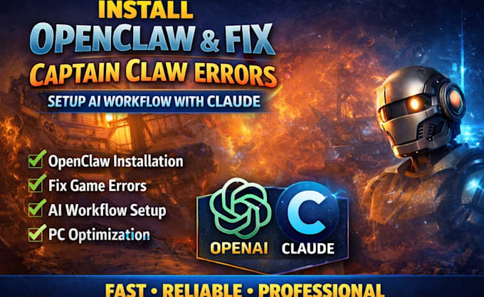 install openclaw ai fix openclaw errors setup ai workflow using claude ai n8n