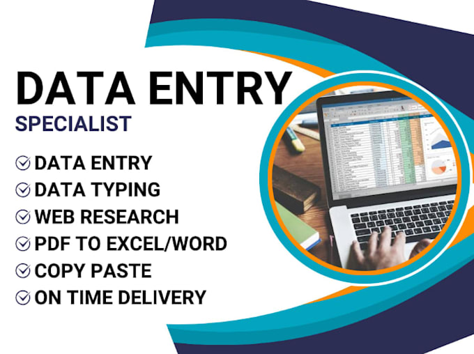 do data entry job accurately and efficiently