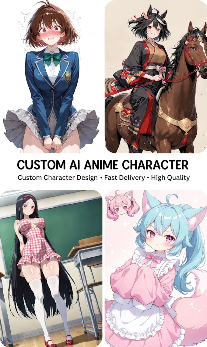 create ai anime character art and ai generated images