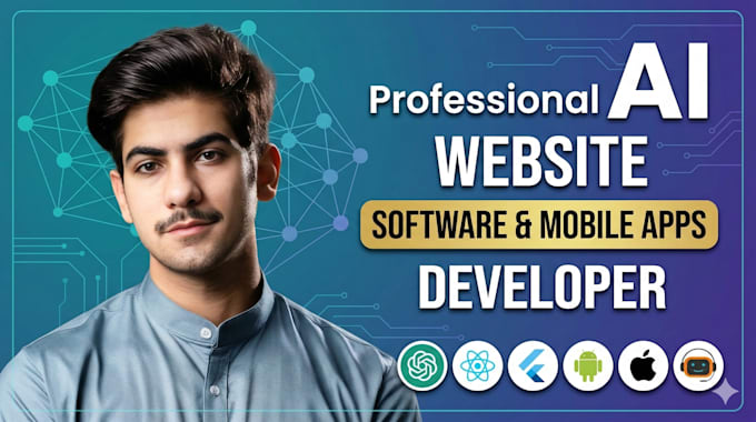 do full stack website development, ai website, ai chatbot, ai software developer