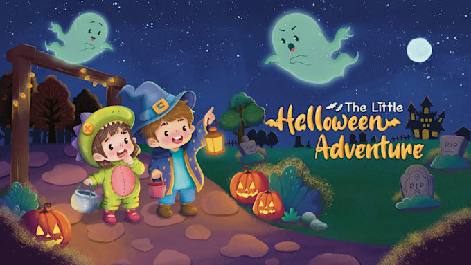 illustrate children story book illustration for kids