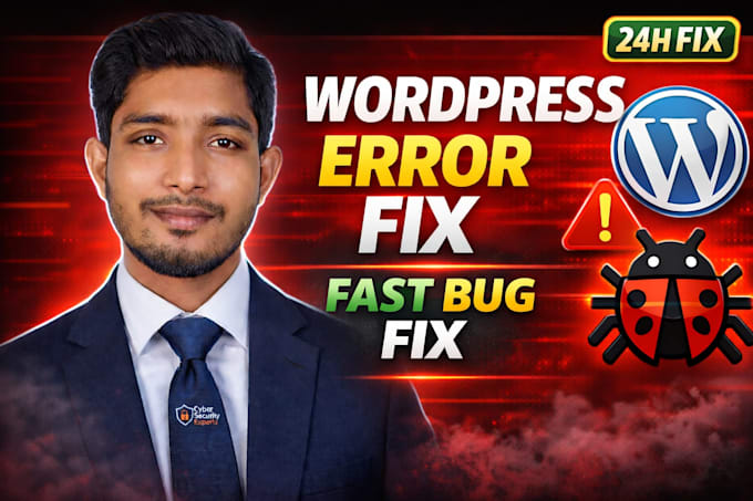fix wordpress bugs, errors and technical issues