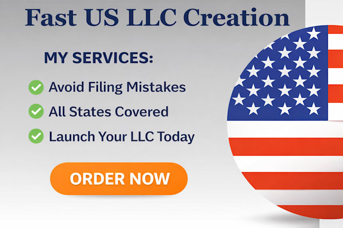 help you with fast llc formation, llc setup, and business registration service