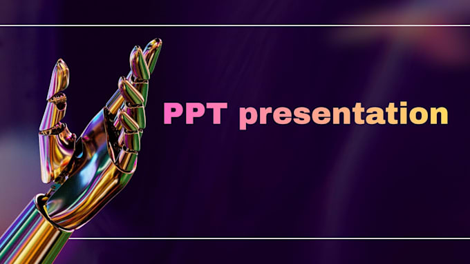make an elegant simple professional editable PPT