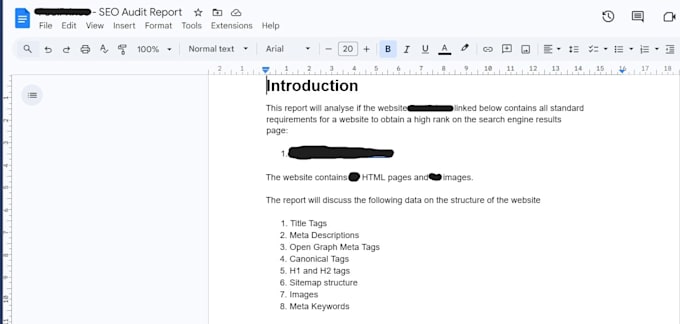 do SEO audits and content writing