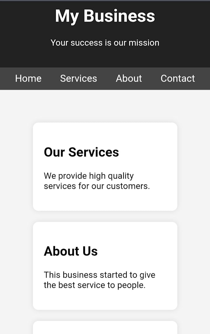 design a professional and responsive HTML CSS website