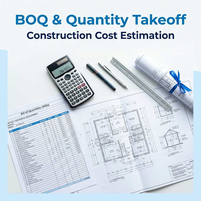do boq, quantity takeoff and construction cost estimation