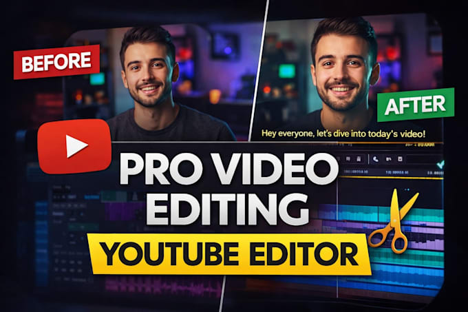 Do professional youtube video editing for engaging content by ...