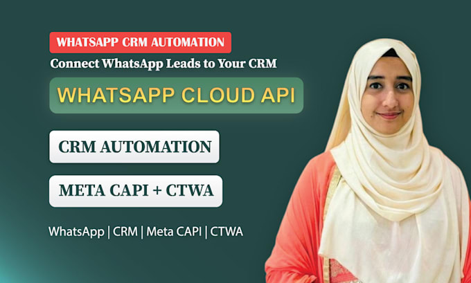 build whatsapp cloud API CRM automation with meta capi and ctwa tracking