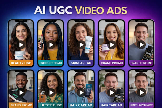 Create ai ugc video ads for your product or service by Tapan1990 | Fiverr