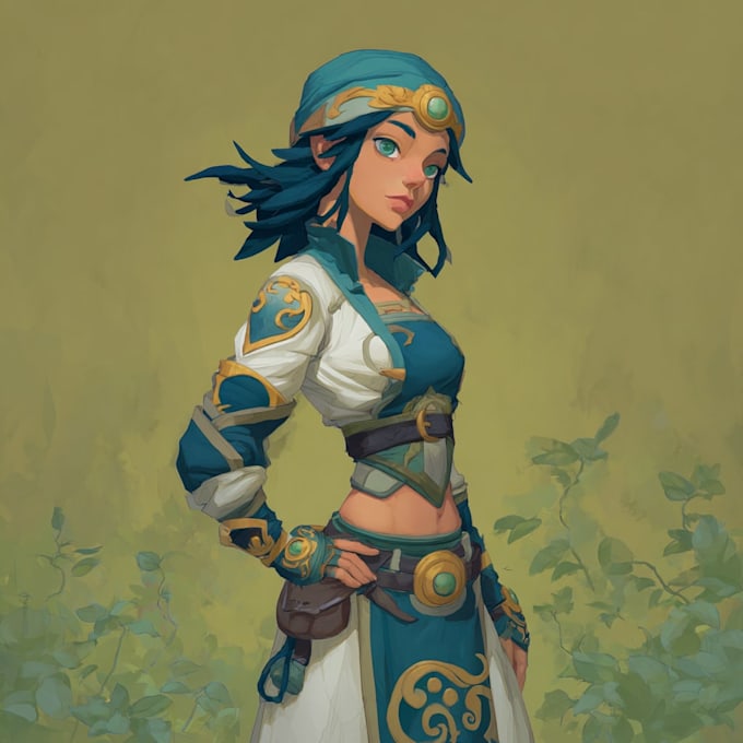 illustrate your dnd or rpg fantasy character