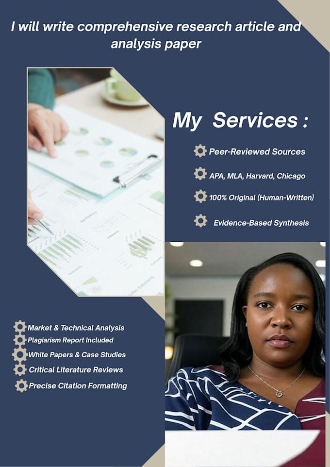 write expert research articles and analysis papers