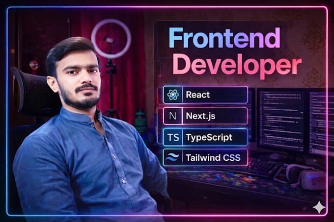 be your frontend react, next developer
