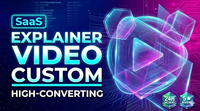 create an engaging custom saas explainer video