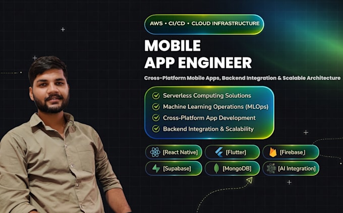 develop a scalable mobile app using react native, flutter, ai