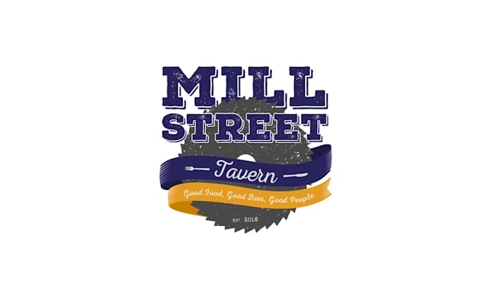 design wonderful mill street tavern logo